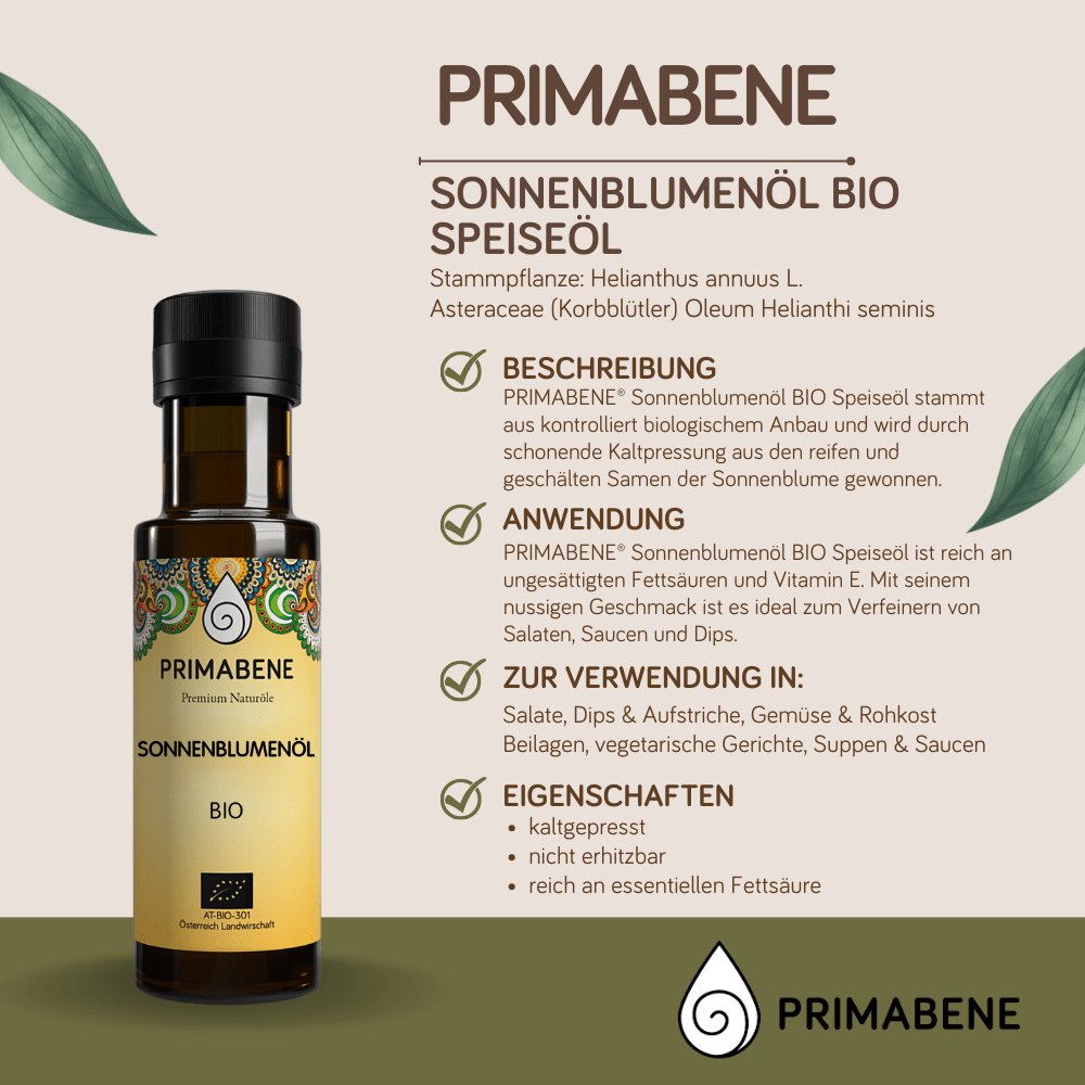 Bild von Sonnenblumenöl Bio - Speiseöl
